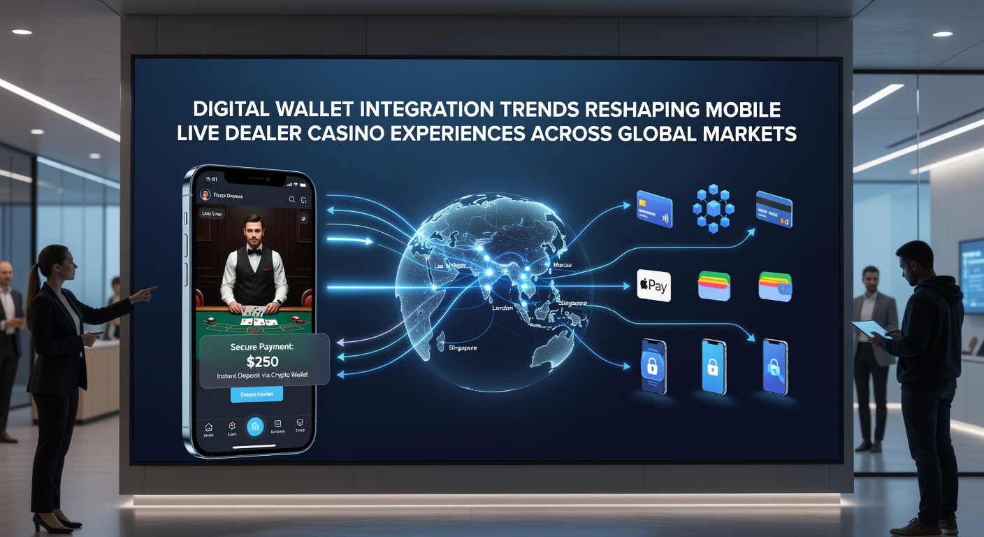 Mobile live dealer tables benefiting from integrated digital wallet features in real time